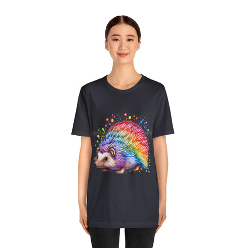 Rainbow Hedgehog - Short Sleeve Tee